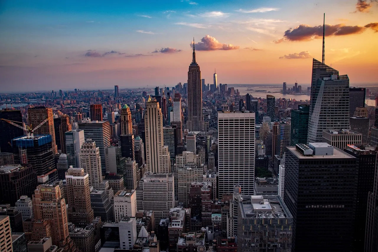 Manhattan skyline from Central Park